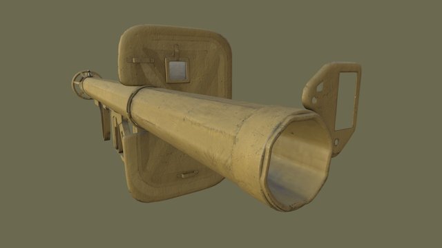 WW2 Panzerschreck 3D Model