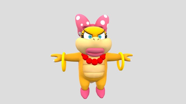 Wendy O Koopa 3D Model