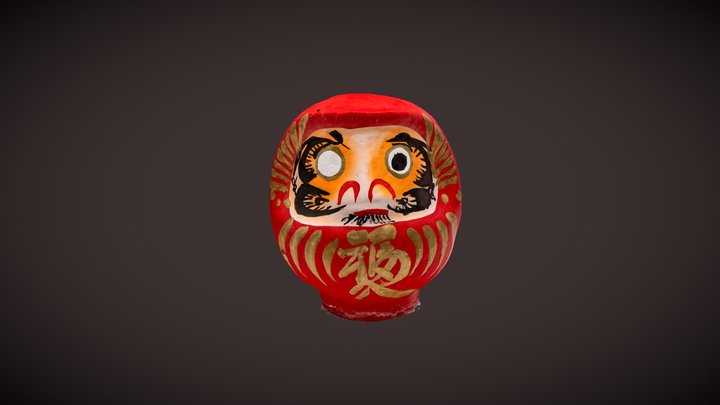 Daruma 3D Model