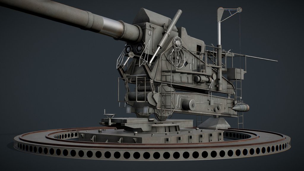 German 35.5cm M1 Super Heavy Howitzer