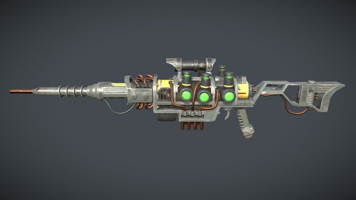 Plasma Rifle 3D Model