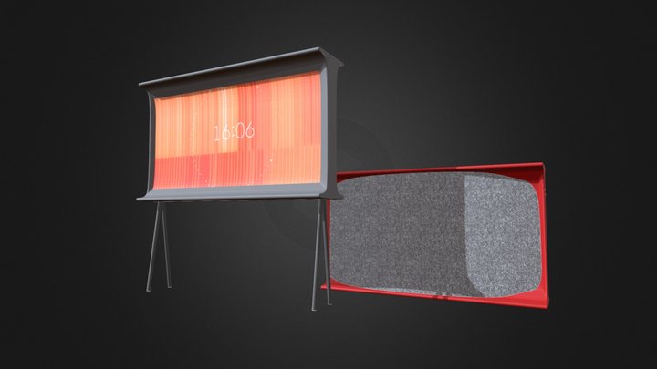 SERIF TV SAMSUNG 3D Model