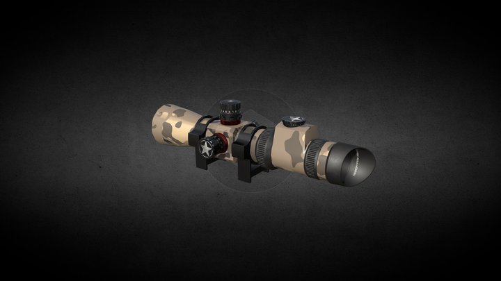 Gun Scope 3D Model