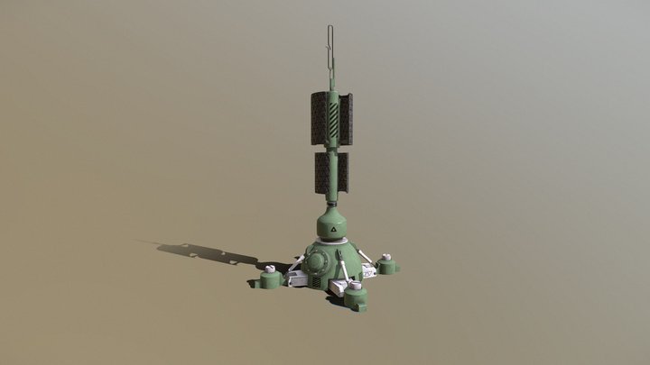 Condensor Tower 3D Model