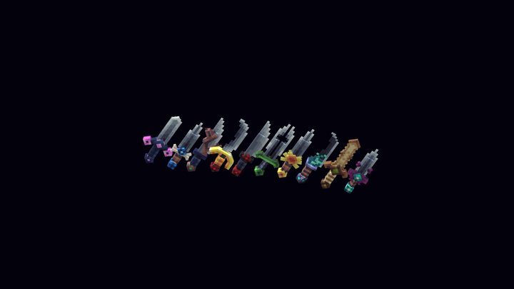 My First Sword Pack (Blade Collection) 3D Model