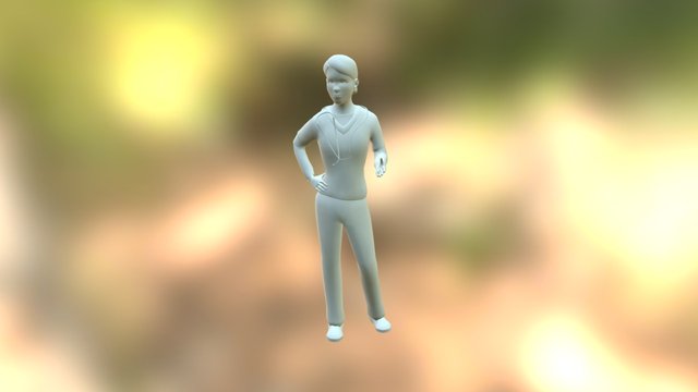 SM Nurse 3D Model
