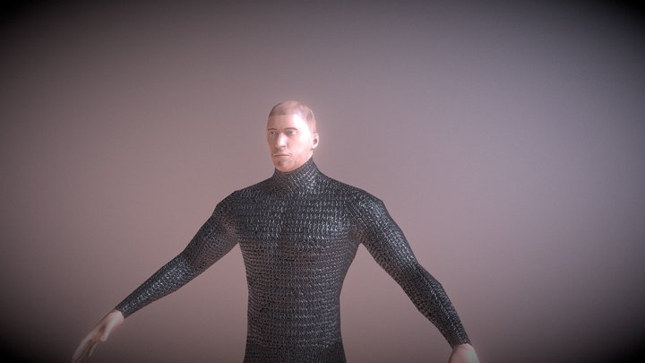 Character LowPoly Texture 1 3D Model