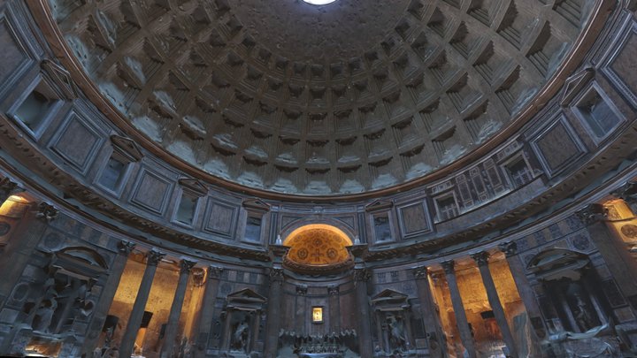 Pantheon Interior 3D Model