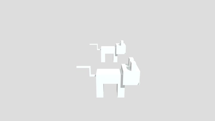 Cat/Cat zombie 3D Model