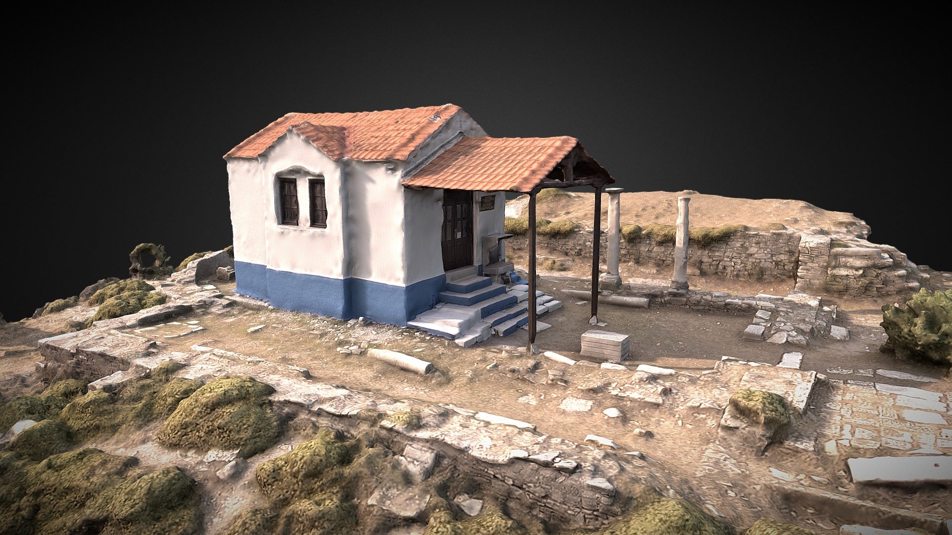 Greek Chapel - Download Free 3D model by andreidrmb [a523511] - Sketchfab