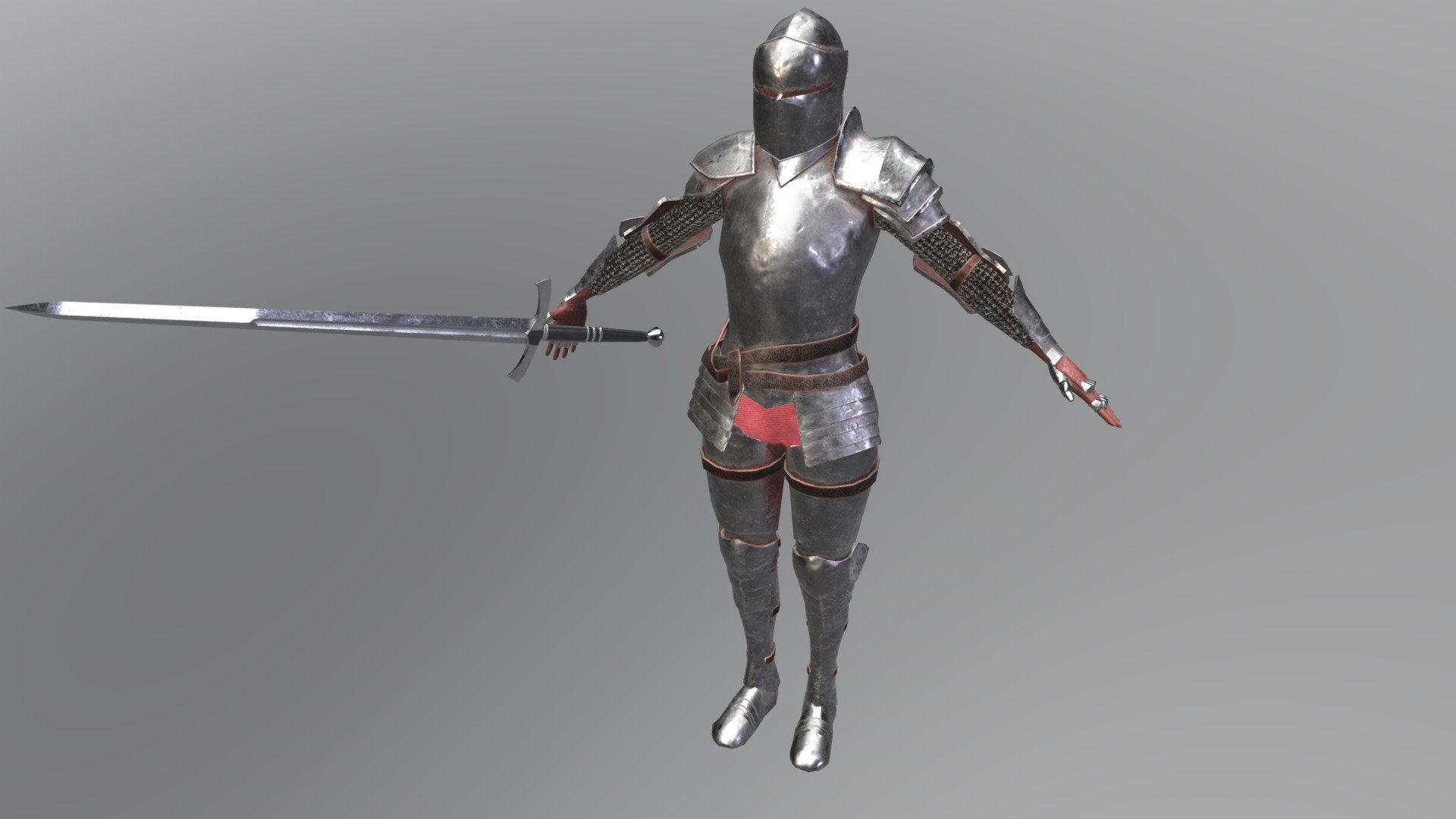 Female knight - Download Free 3D model by Gustav Pethrus (@ButtUnicorn