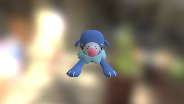 Popplio (Idle) 3D Model