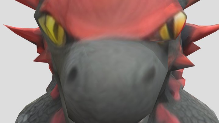 Godzilla Fusion Hedgehog 3D Model