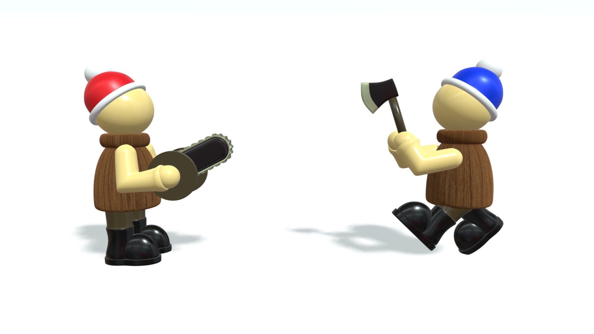 two little boy-animation