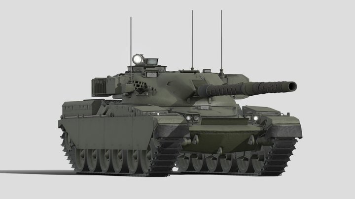 Chieftain MK-6 Main Battle Tank – Modello 3D gratuito STL