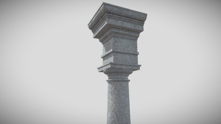 Tuscan order according to Lorenzo de San Nicolás 3D Model