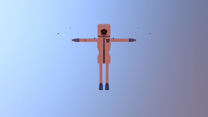 Personaje Astronauta 3D Model