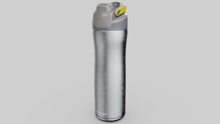 Stainless Steel Travel Mug Contigo 3D Model $29 - .3ds .blend .c4d .fbx  .max .ma .lxo .obj - Free3D