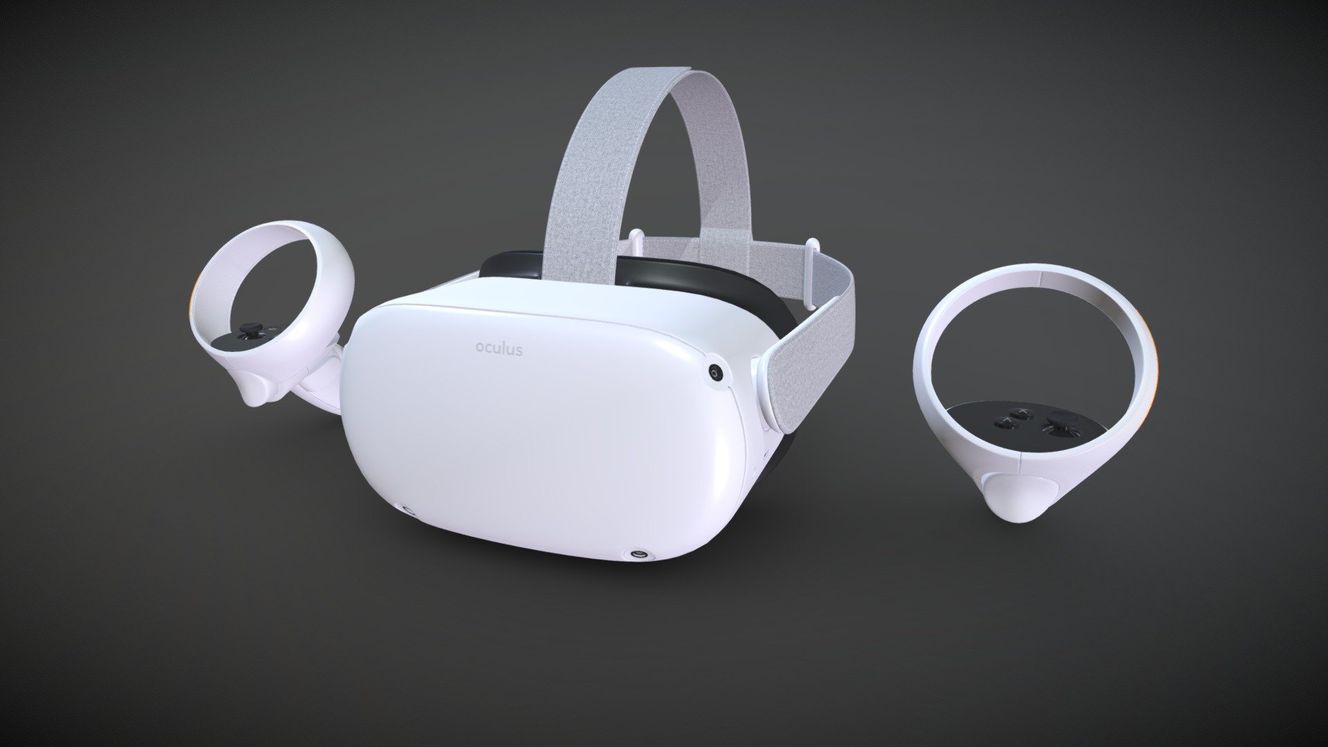 Oculus Quest 2 VR Headset with Controllers - Buy Royalty Free 3D by impylse (@impylse)