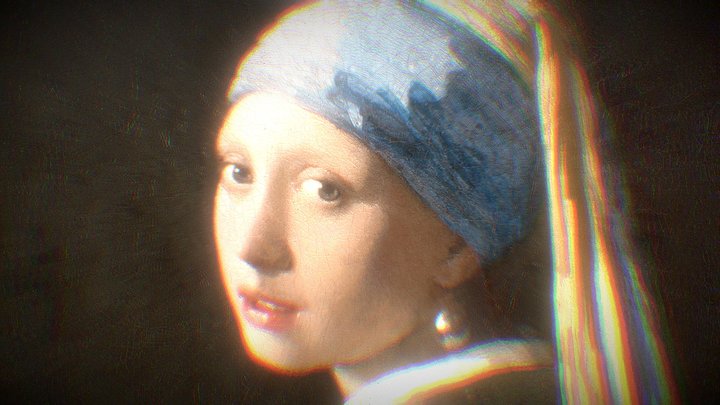 Girl with a Pearl Earring 3D Model