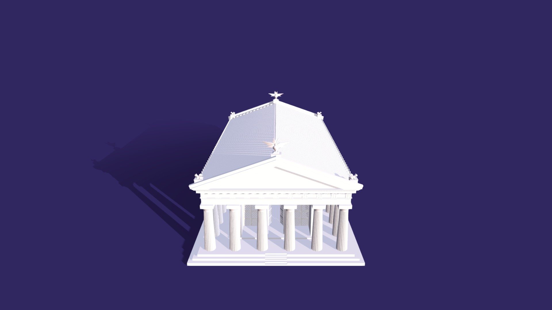 Greek Doric Temple Reconstruction