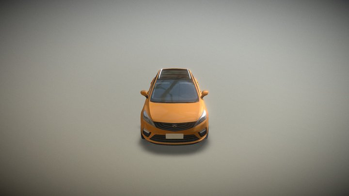 Carro Geely Sketchfab 3D Model