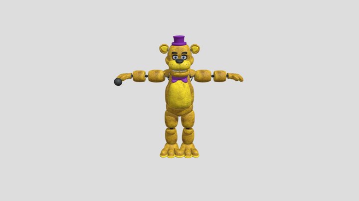 Fredbear Fnaf 3D Model