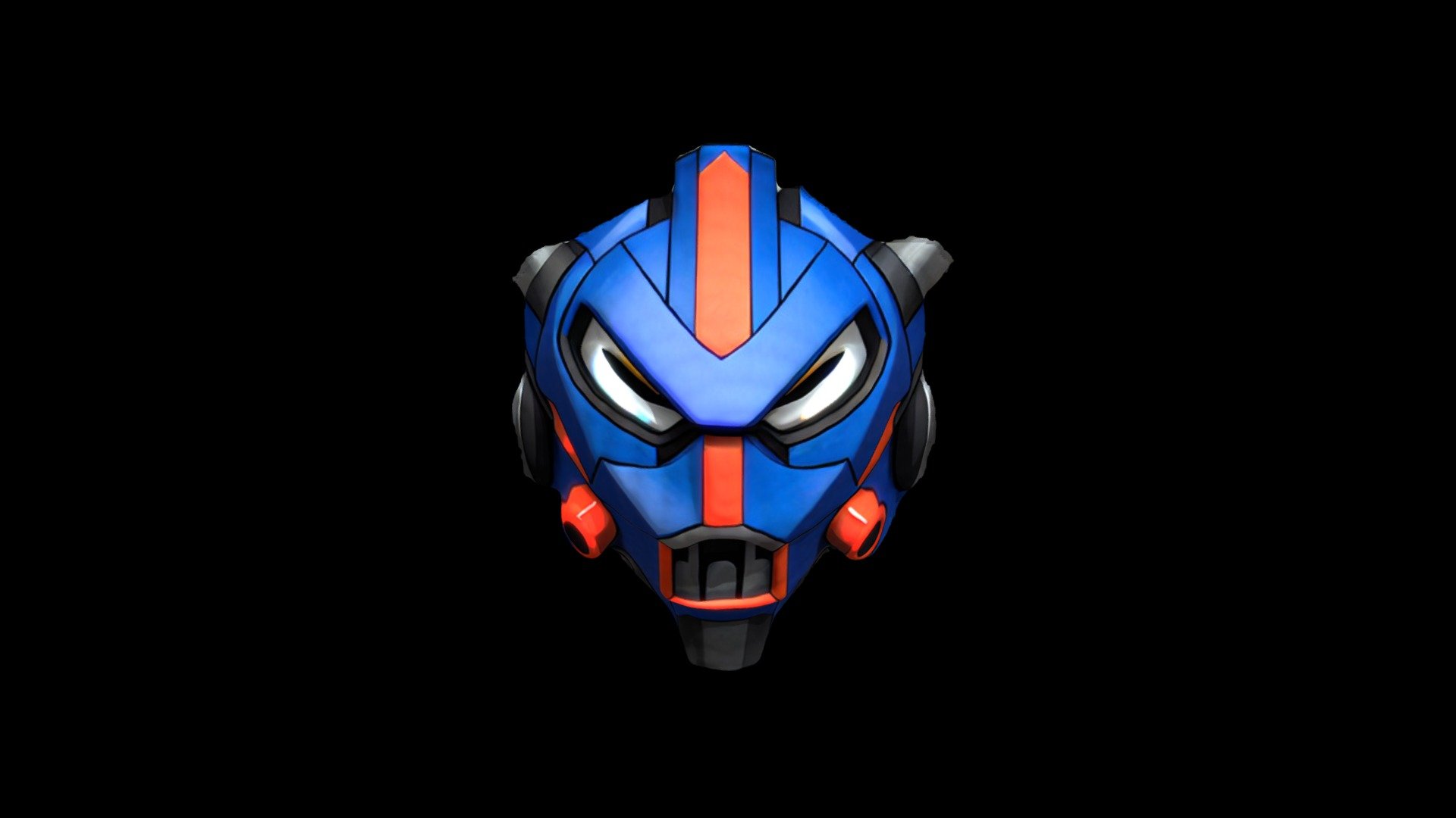 Helmet Mask Robot Cartoon 1229 - Download Free 3D model by klrxyz ...