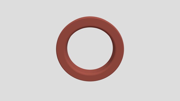 Supersimple-circle-red 3D Model