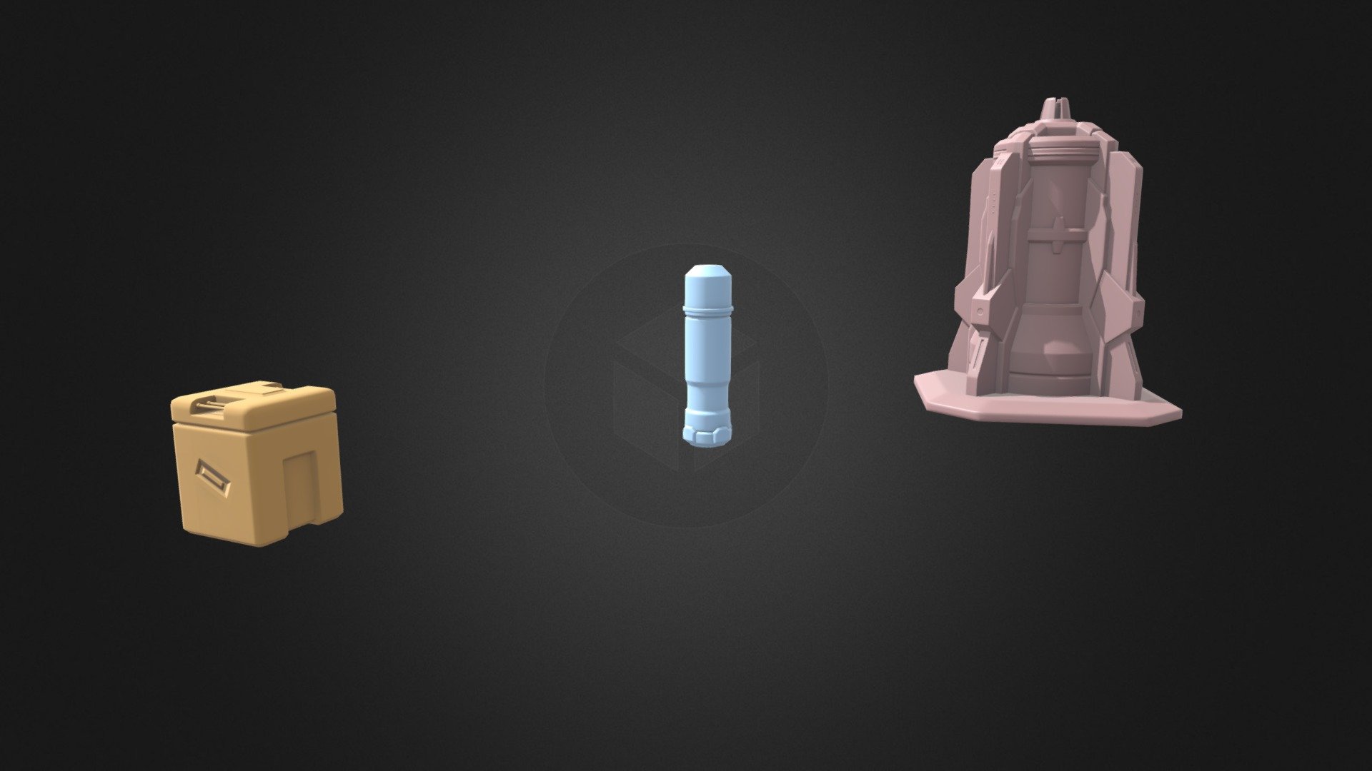 Box, grenade, generator (bake)