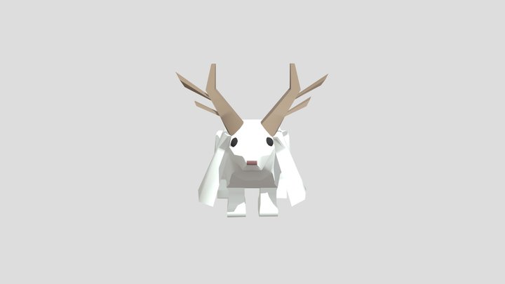 Reinin Low Poly 3D Model