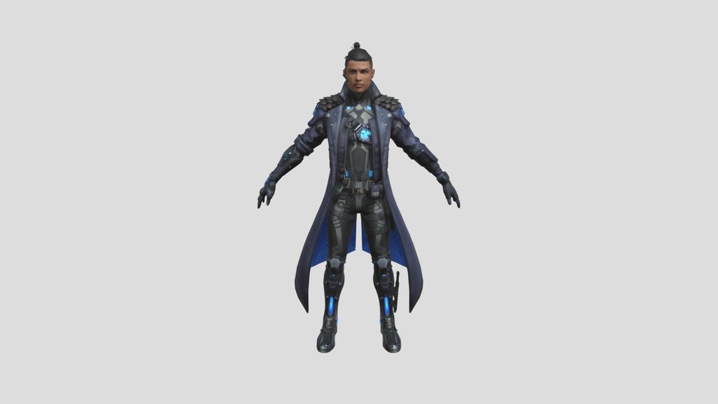 FREE FIRE CHRONO 3D MODEL