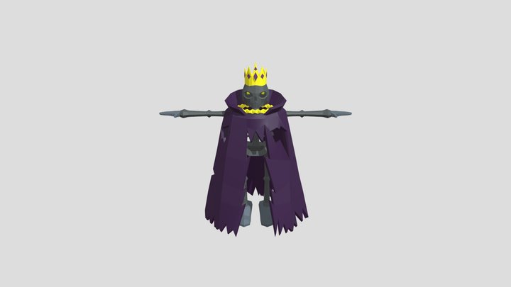 Skeleton King 3D Model