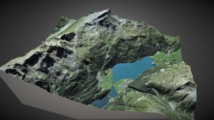 Halfpipe und Slopestyle | Corvatsch 3D Model