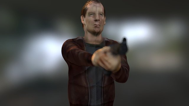 Jack Bauer, of 24 3D Model