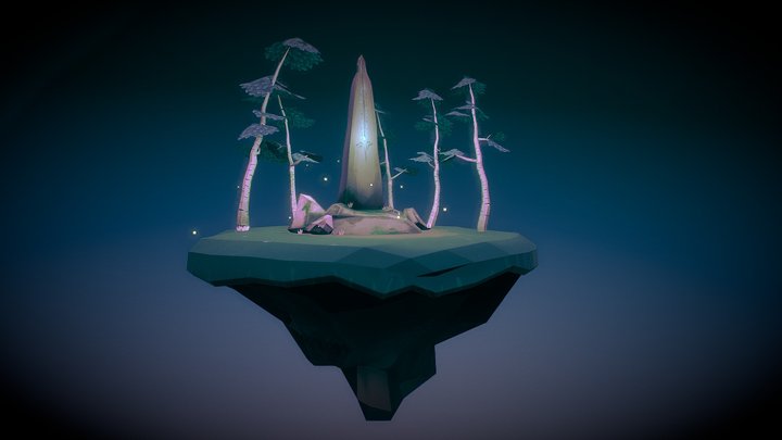 Ancient Forest Altar 3D Model