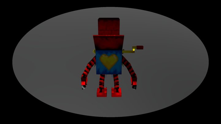 Boxy Boo Minecraft 3D Model