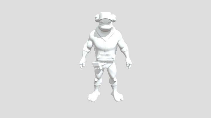Ninja Turtle in Disguise 3D Model