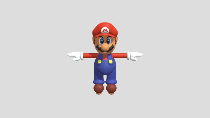 Mario N64 Era 3D Model