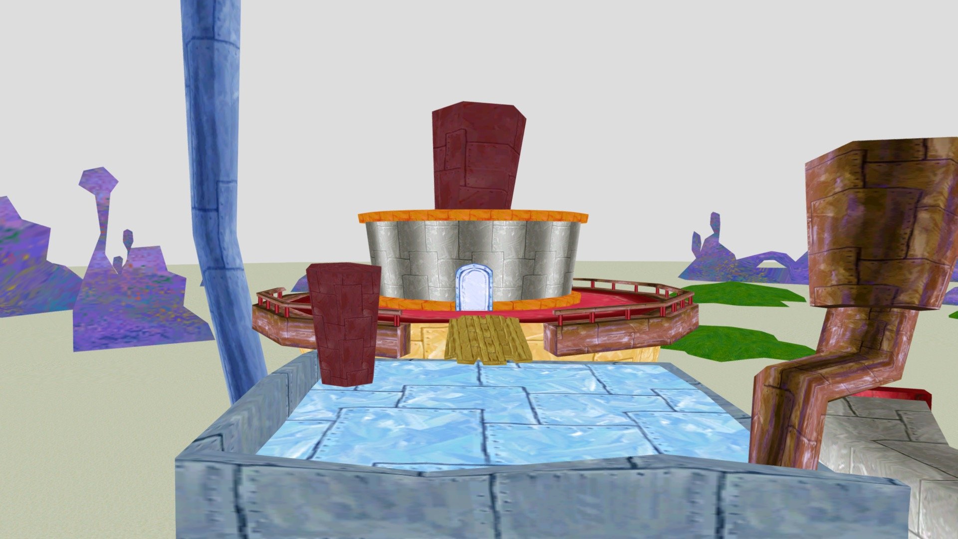 BFBB - Downtown Bikini Bottom Rooftop - Download Free 3D model by SMF ...