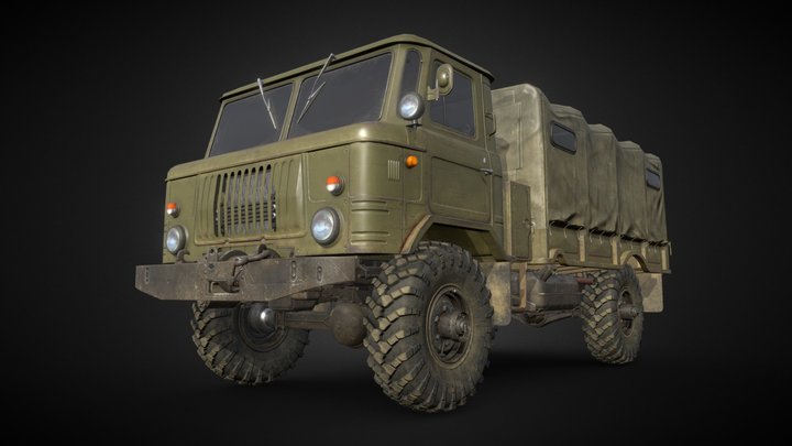 Gaz-66 3D Model