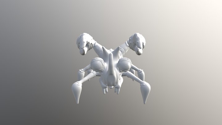 MONSTER CRAB CREATUREEE!!!! 3D Model