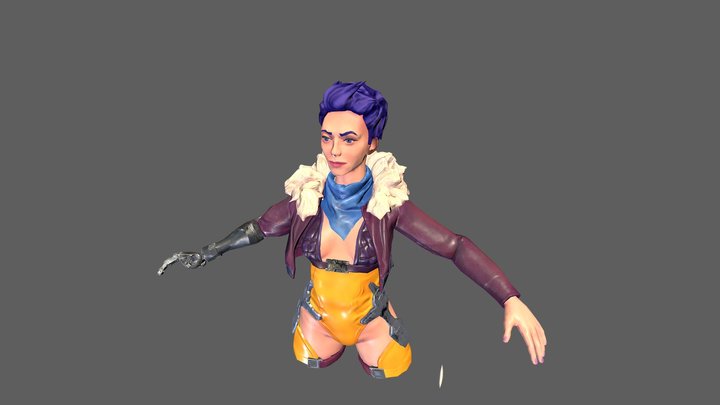Violet_lp 3D Model