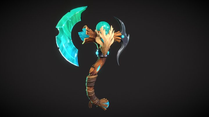 Axe of the Green Knight 3D Model