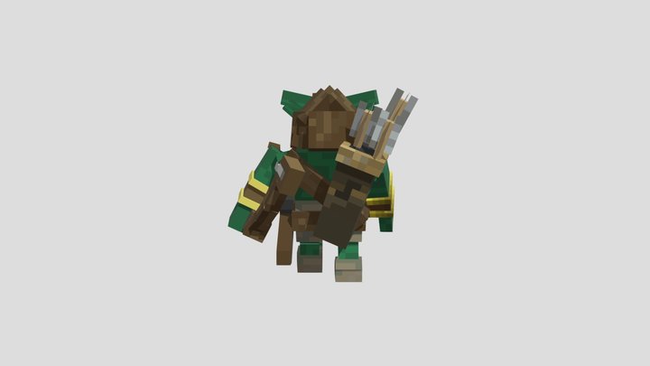 Goblin Archer 3D Model
