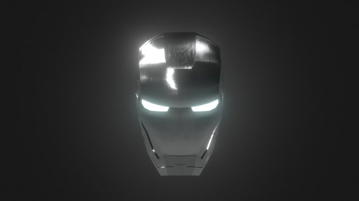 Iron Man Mark ll  Helmet 3D Model