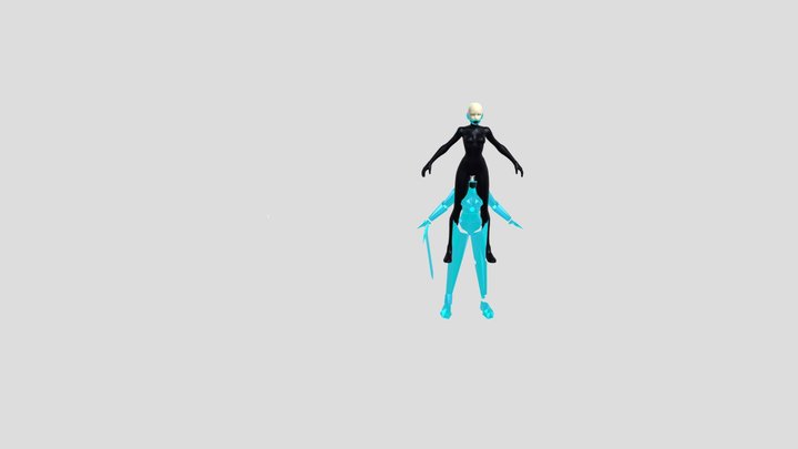Female Knight 3D Model