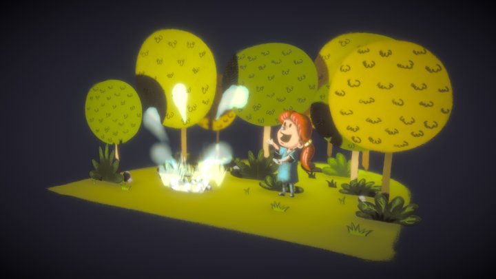 A Night in the Glade 3D Model