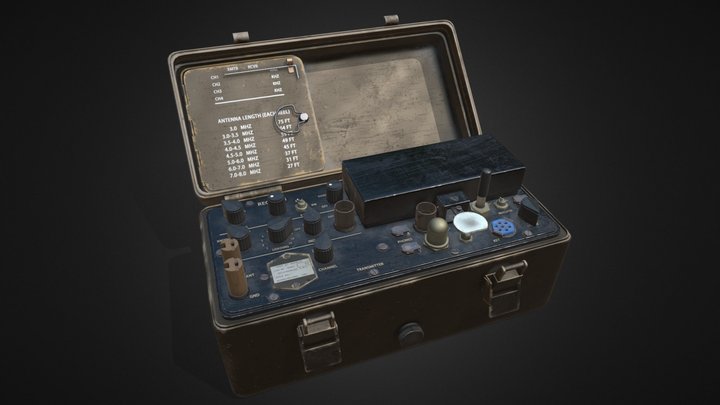 Radio Set AN/PRC-64 DELCO 3D Model