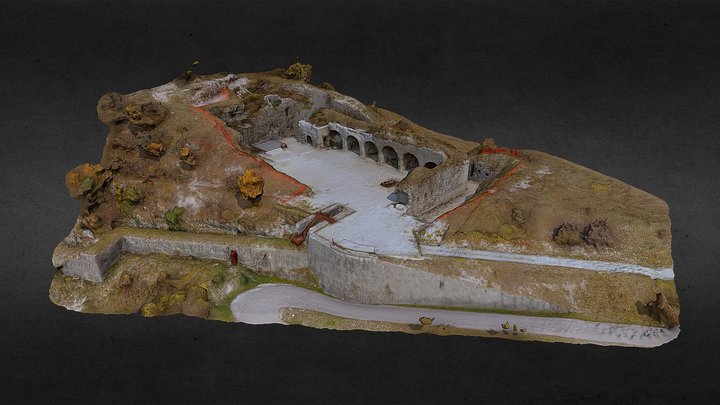 Forte Tagliata delle Fontanelle, Primolano 3D Model